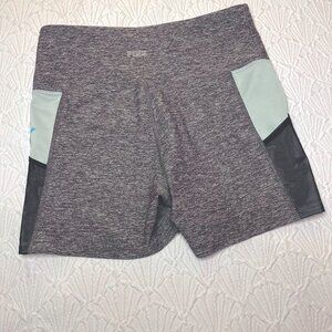 PINK Brand Athletic Shorts Teal Pockets Running Chic